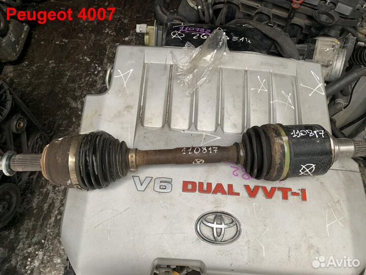 Вал приводной левый 4B12 Peugeot 4007