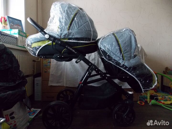 Детские коляски для двойни, погодок