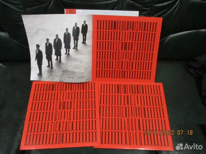 Виниловая пластинка rammstein zeit