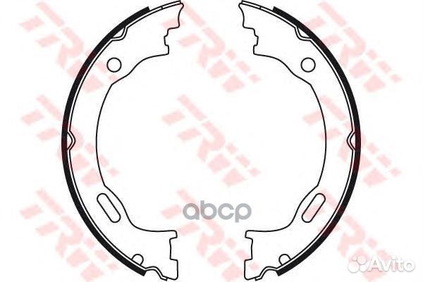 Колодки тормозные стояночного тормоза GS8475 TRW