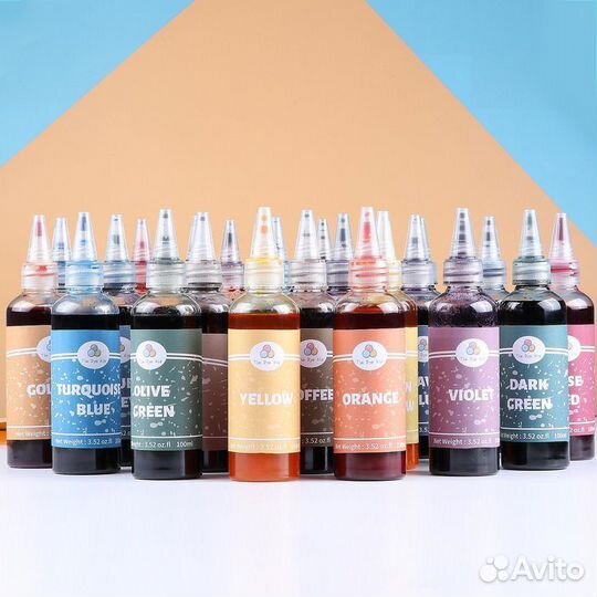 100 мл. Краситель для ткани Желто-лимонный