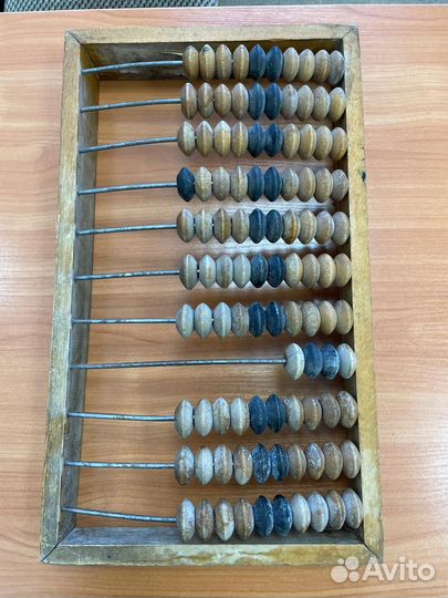Счеты деревянные бухгалтерские СССР
