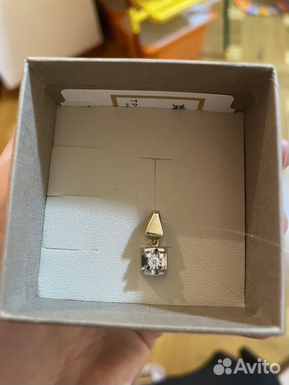 Золотая подвеска Соколов