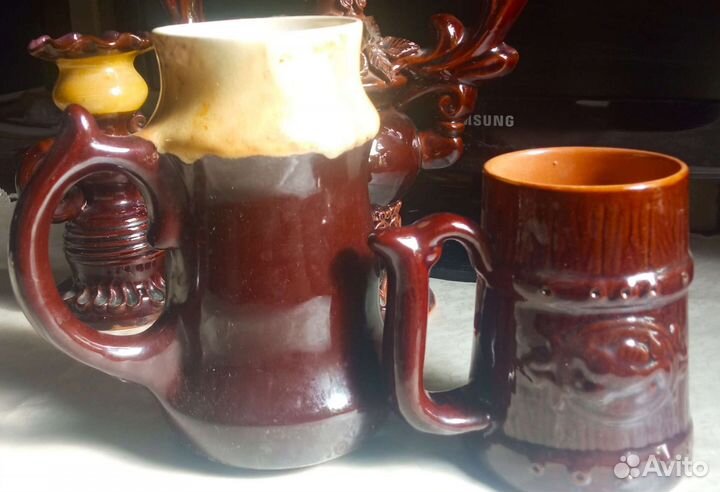 Керамика Пивные кружки, подсвечники СССР