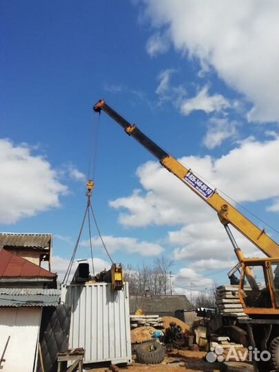 Аренда и услуги автокрана, 16 т, 18 м, с гуськом 7 м