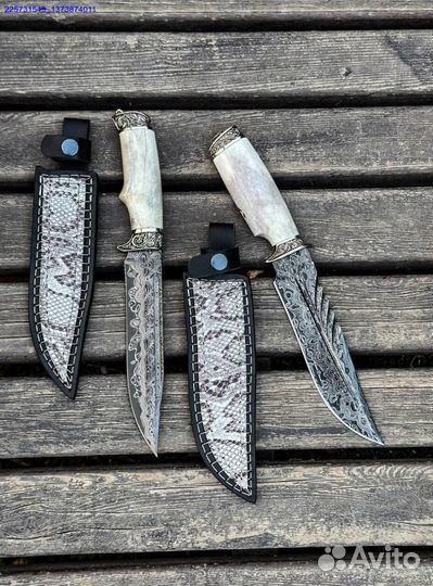 Нож Дамаск рог лося (Арт.70850)