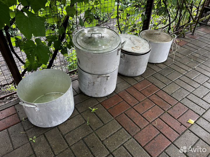 Кастрюля алюминиевая 50 литров