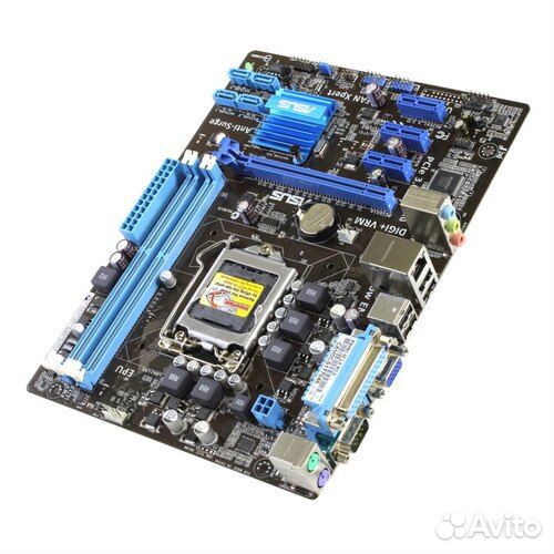 Мат. плата asus P8H61-M LX R2.0, LGA1155, microatx