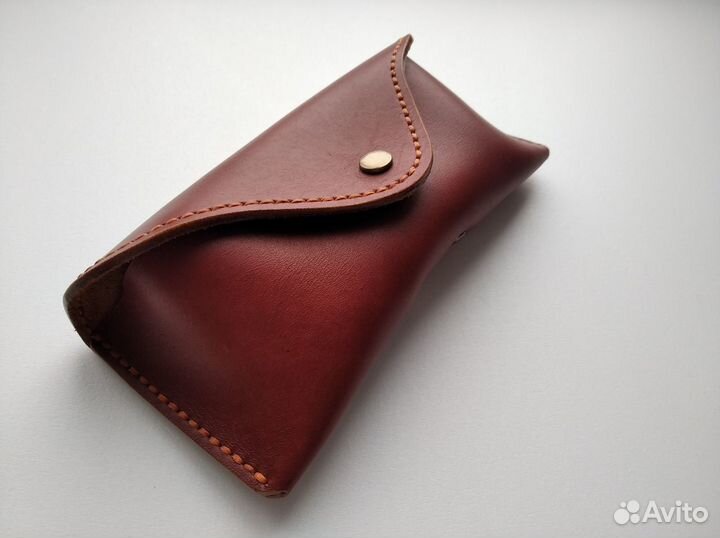 Футляр для очков. Ручной работы. Натуральная кожа