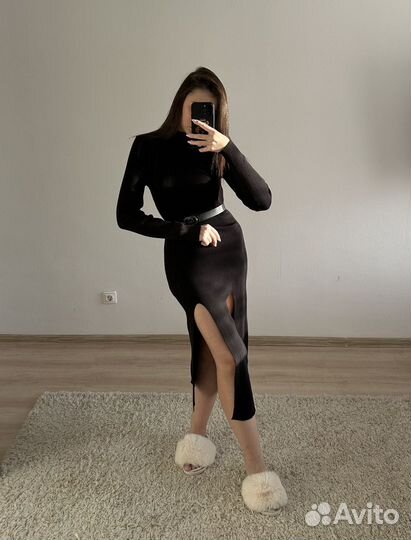 Платье трикотажное