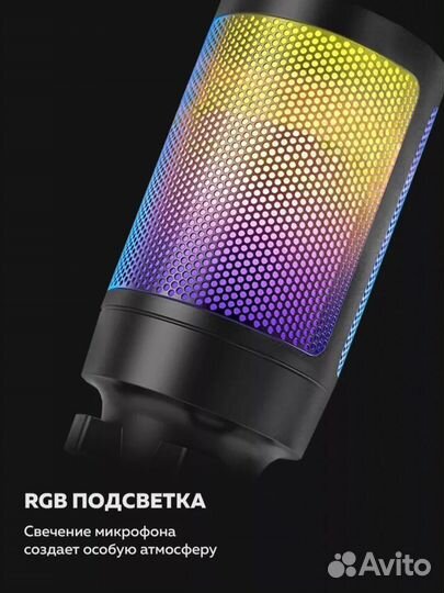 Конденсаторный USB-микрофон AmpliGame A6V