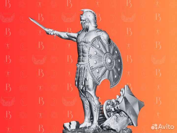 Статуя Гладиатора Максимуса 2м