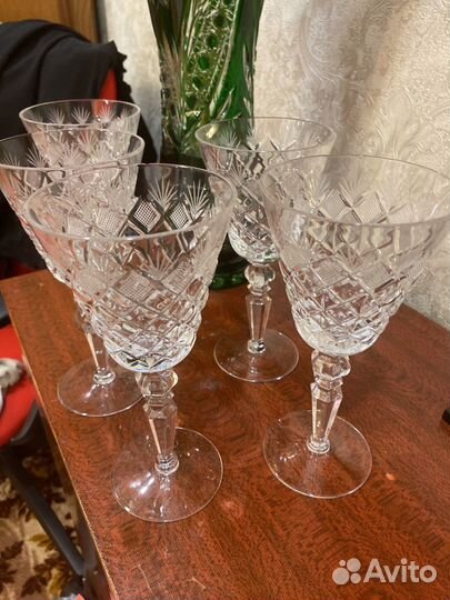 Хрустальные бокалы СССР