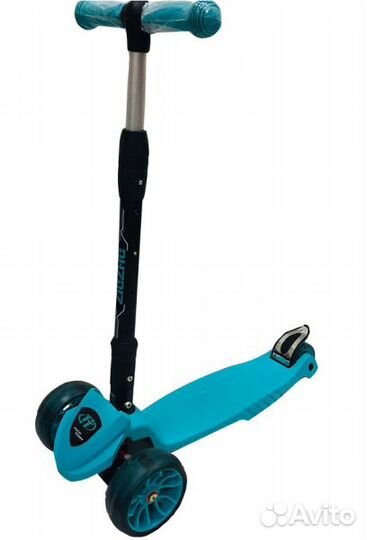 Самокат 135 мм детский тт Zig Zag зеленый