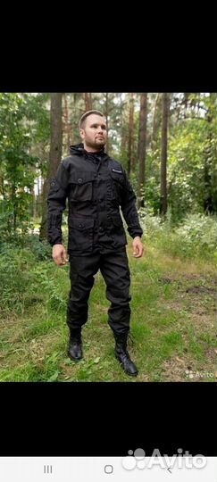 Костюм горка летний черный