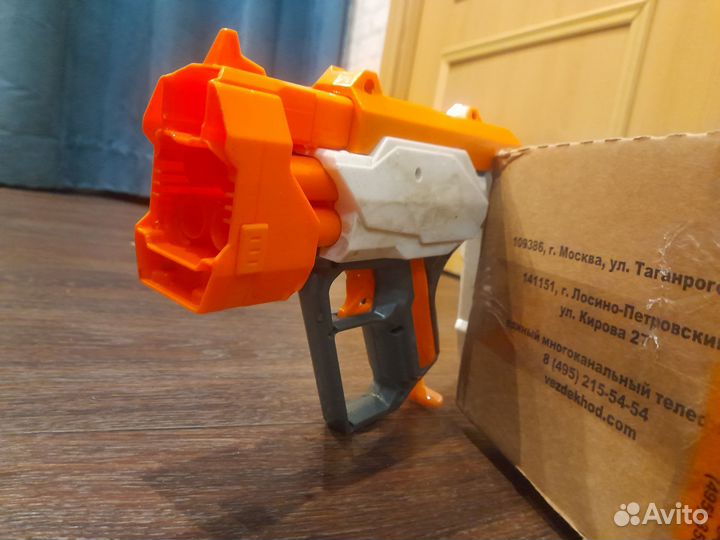 Редкий Бластер Nerf с позолотой