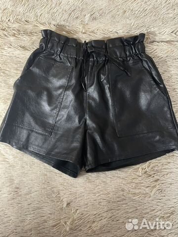 Шорты кожаные