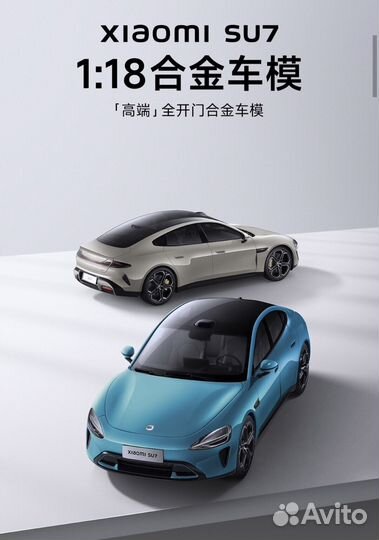 Коллекционная модель Xiaomi SU7 1:18