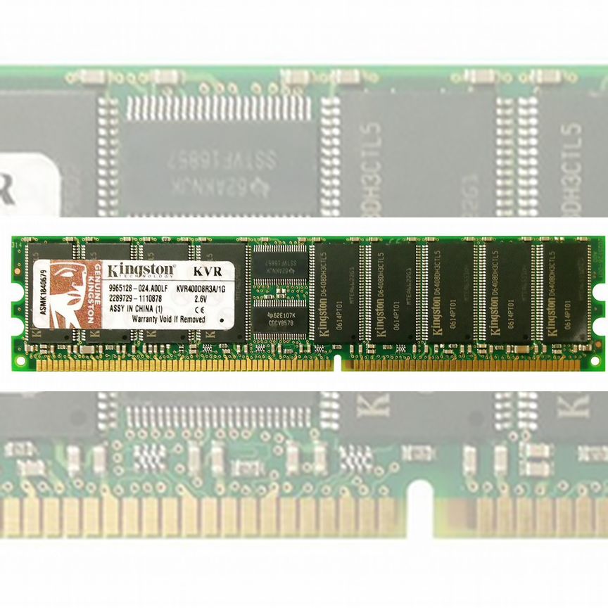 [KVR400D8R3A/1G] Оперативная Память Kingston Ddr 1gb Kvr400d8r3a/1g