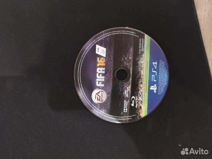 Диск fifa 16 на ps4