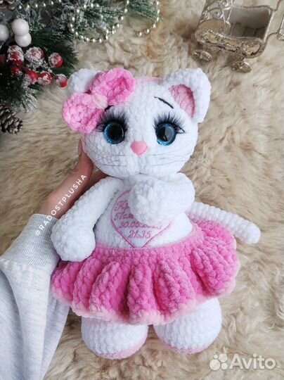 Мягкие игрушки Котенок ручной работы