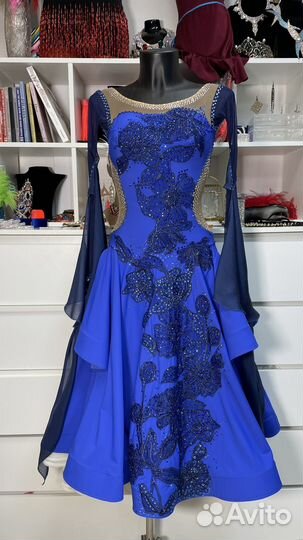 Платье для бальных танцев стандарт ю2