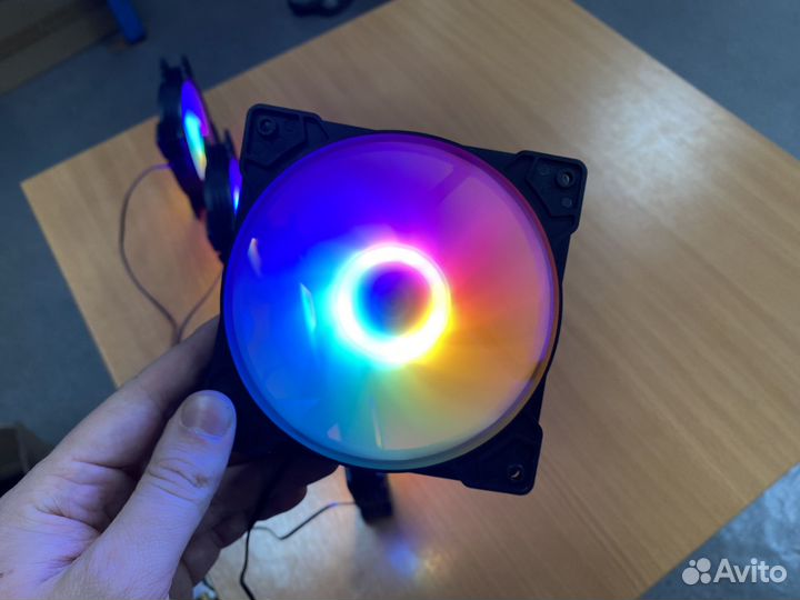 Вентиляторы для пк 120mm RGB Ausen Black