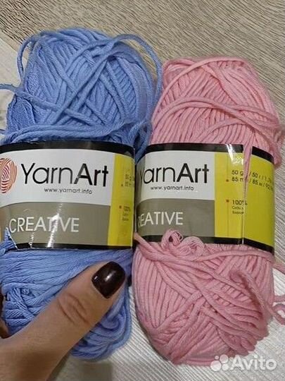 Пряжа 100%хлопок разная новая