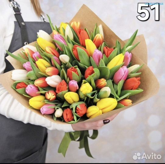 Букеты из тюльпанов (Арт.76043)