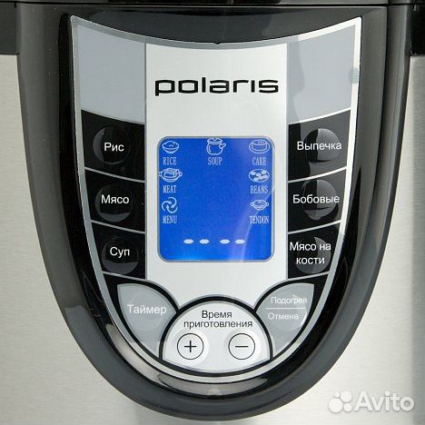 Мультиварка скороварка Polaris