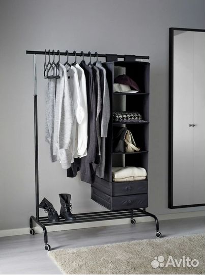 Вешалка напольная IKEA rigga черная