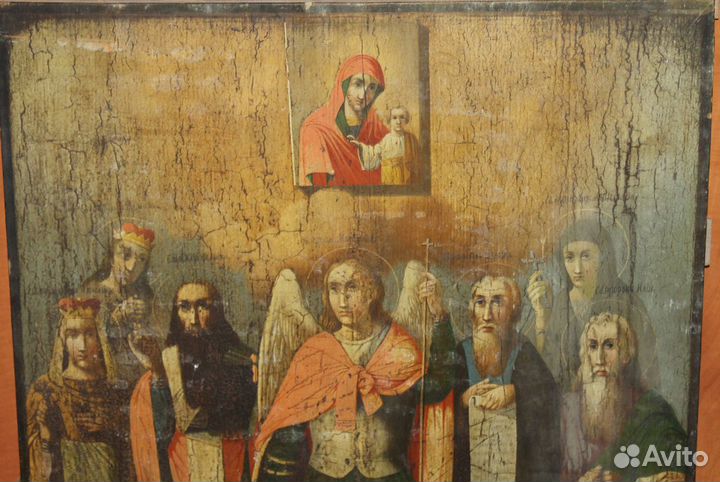 Икона Архангел Михаил с Избранными Святыми