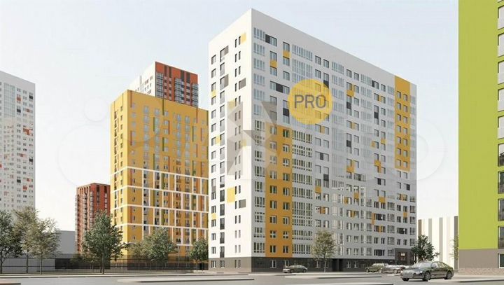 2-к. квартира, 49,3 м², 8/18 эт.