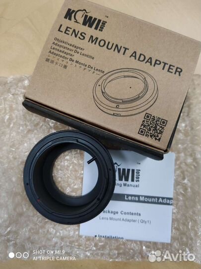 Фото переходник с Canon FD на Fuji FX новый