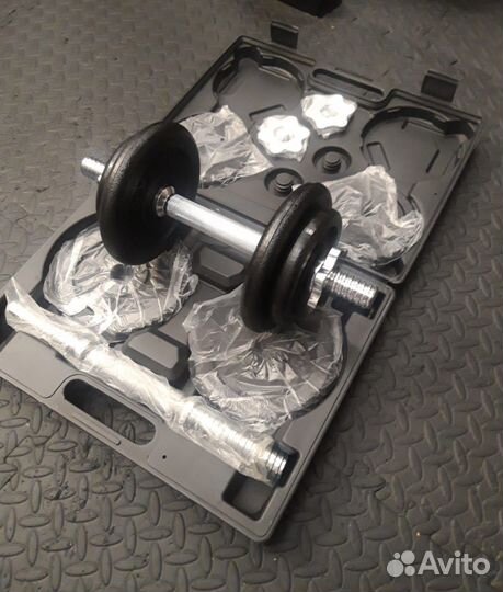 Новые Гантели в кейсе 19,5кг