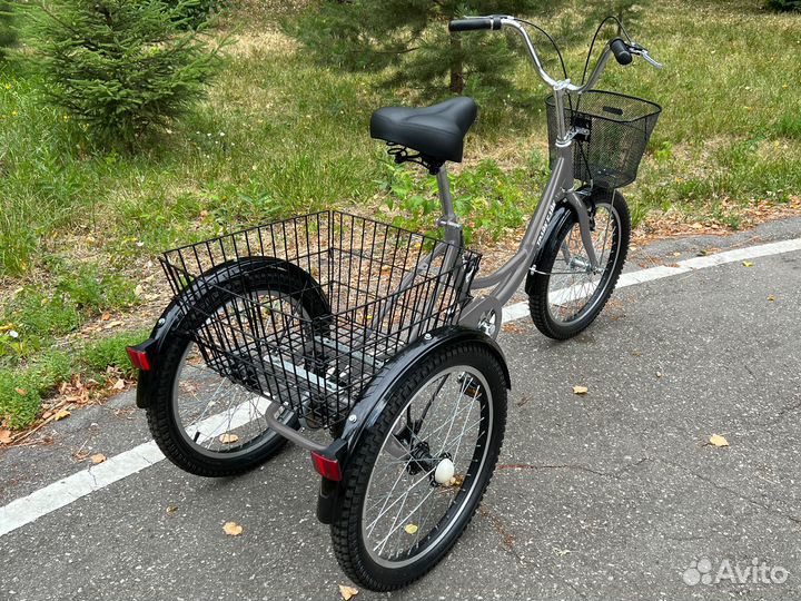 Велосипед для пожилых людей с широким сиденьем