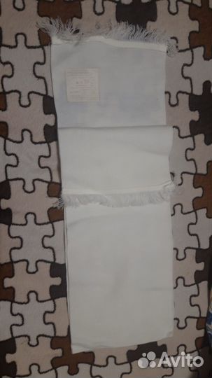 Кашне белого цвета новый