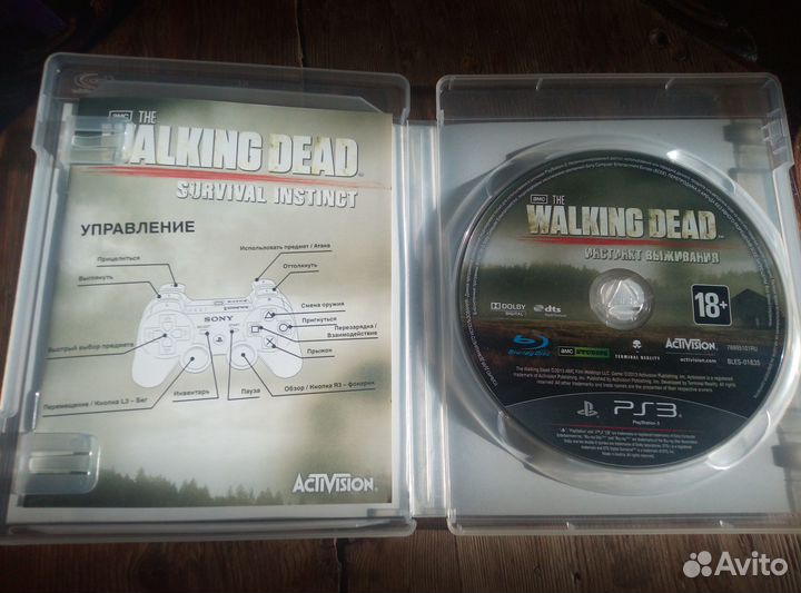 The Walking Dead лицензионный диск для PS3