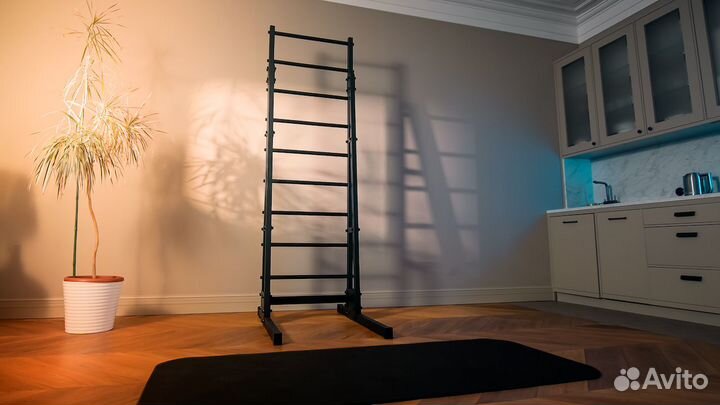 Напольная шведская стенка Рекорд R2 с турником