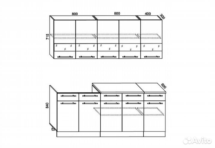 Кухонный гарнитур Олеся