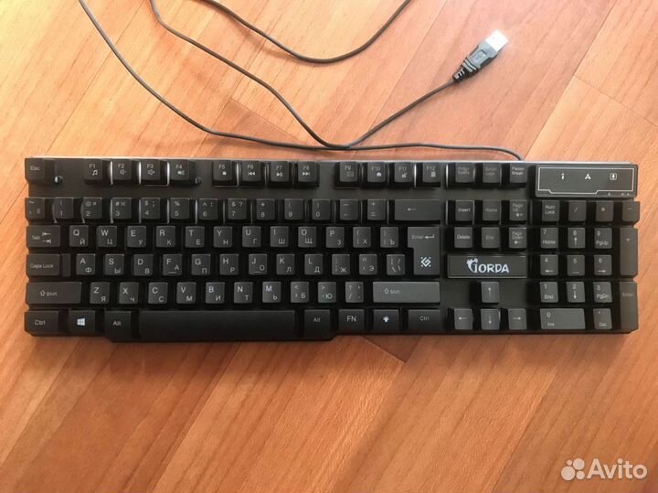 Клавиатура игровая defender gorda