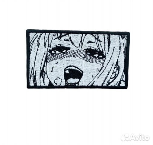 Нашивка аниме Ахегао на липучке