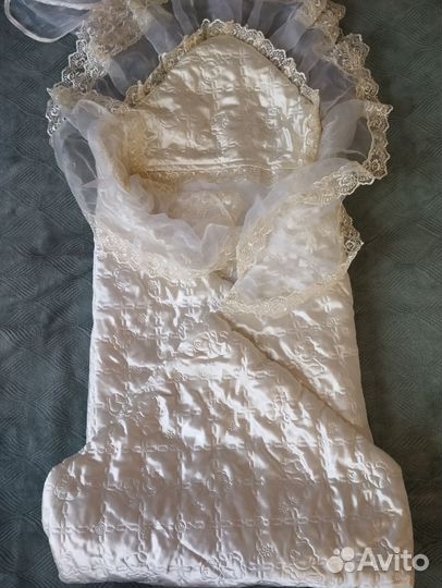 Конверт на выписку для девочки осень