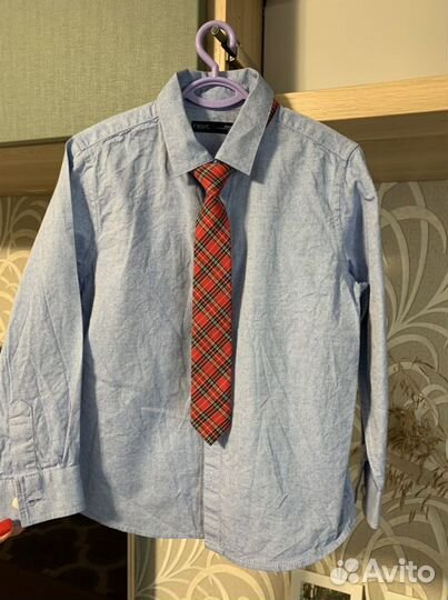 Рубашка, жилет, галстук Next