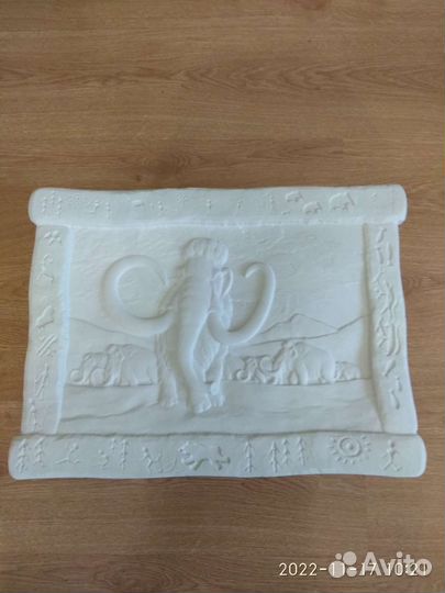 Гипсовое панно/ барельеф Лошади