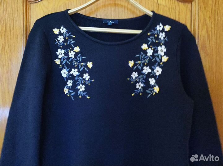 Джемпер Tom Tailor L 48 с вышивкой Германия