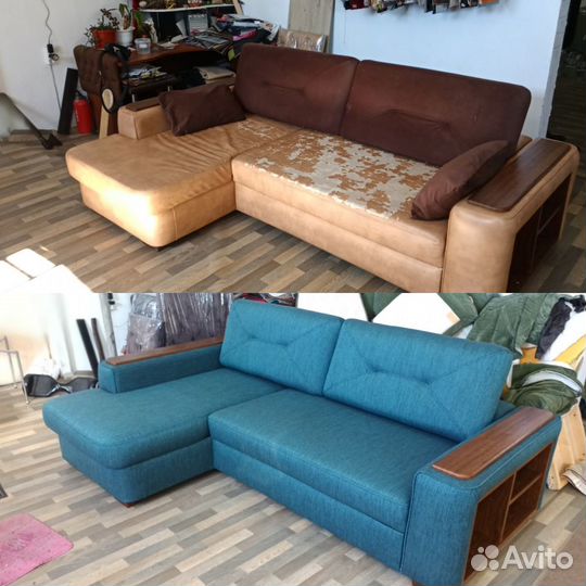 Перетяжка, обивка и ремонт мягкой мебели