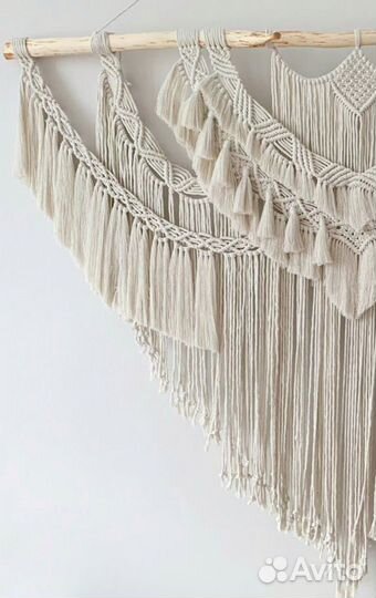 Настенное панно макраме гобелен