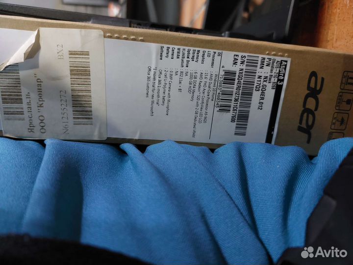 Ноутбук acer aspire 3 a315 21g