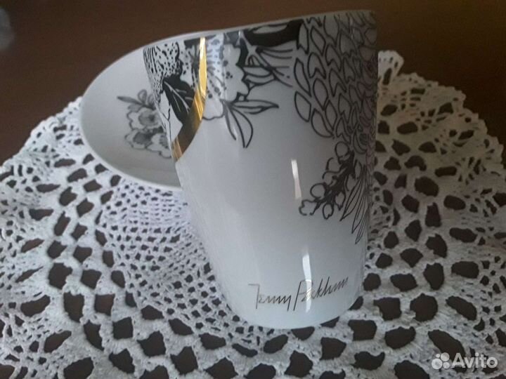 Кофейная пара и сливочник